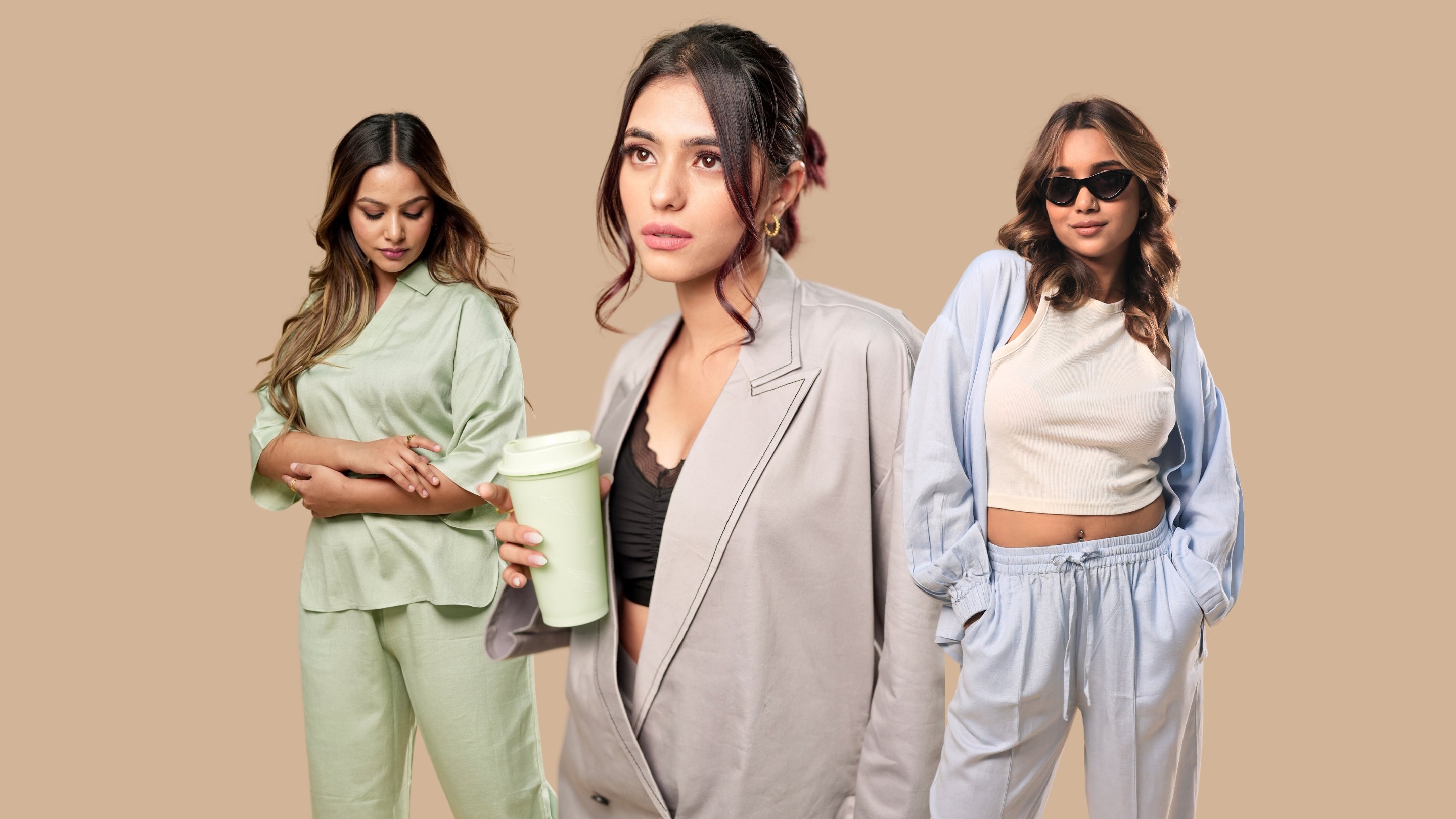 End of season sale with up to 50% off on tops, co-ords, dresses, and loungewear.