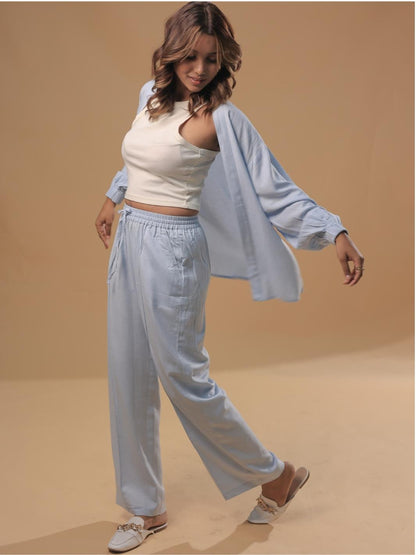 I'm Cold Shrug Pant Co ord Set