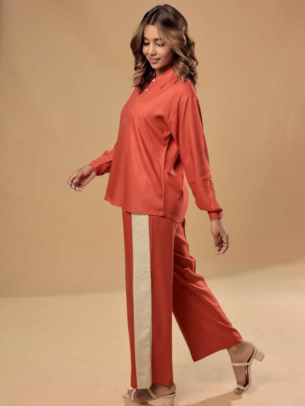 Sundown Rust Top Pant Co Ord Set